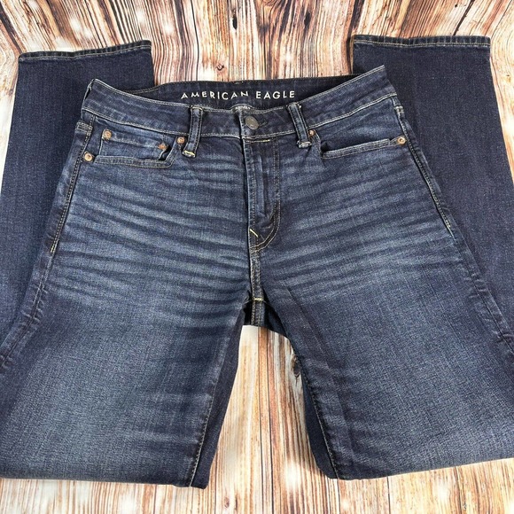 American Eagle Outfitters Other - American Eagle ORIGINAL STRAIGHT Leg Mens Size 30x31 Jeans Denim Pants AirFlex+